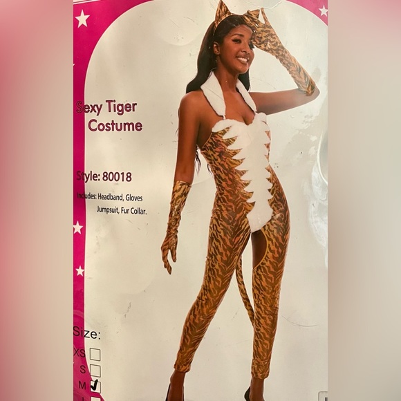 sexy tiger suit Innocent Tiger Costume Medium / Black/Orange main image 1